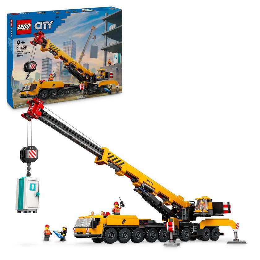 LEGO City 60409, Gul mobil byggkran