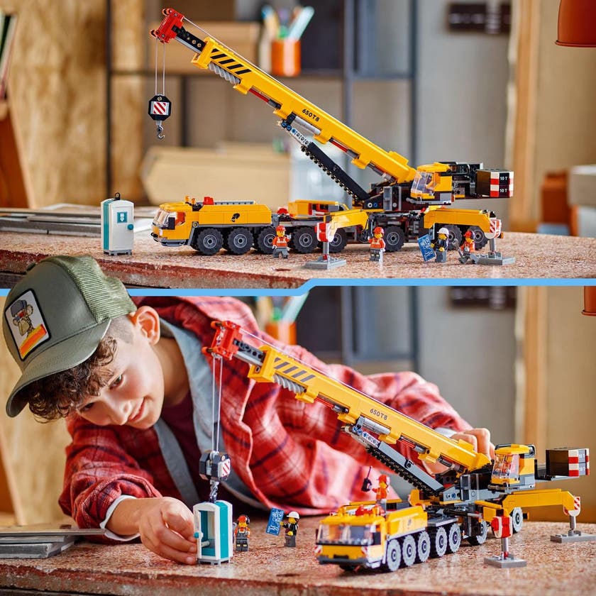 LEGO City 60409, Gul mobil byggkran