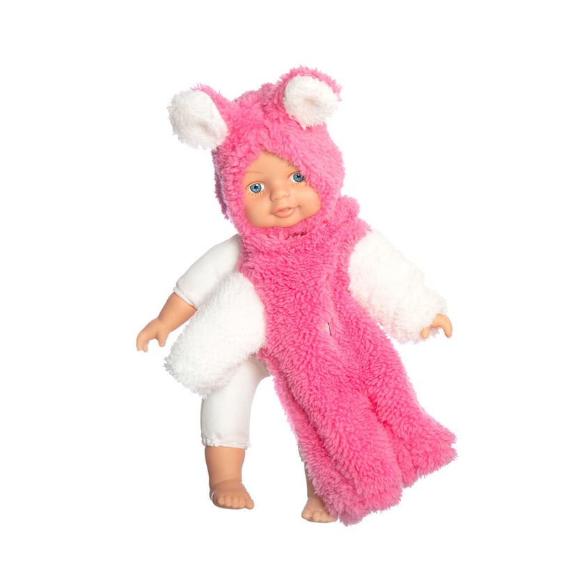 Humble&Heart, Alisa 30 cm i rosa dyredrakt