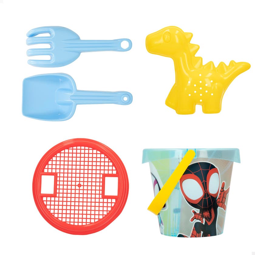 Bøtte sett, Spidey med 5 deler 14 cm