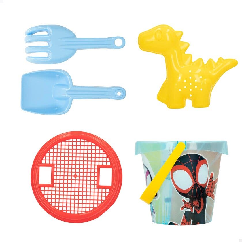 Bøtte sett, Spidey med 5 deler 14 cm