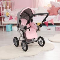 Humble&Heart, Dukkevogn Deluxe 55 cm Grå