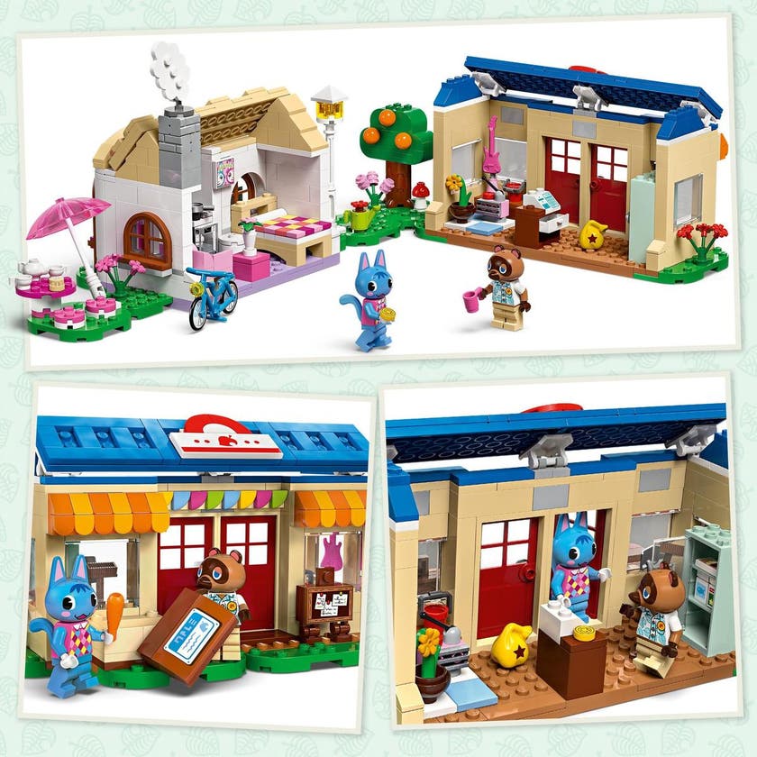 LEGO Animal Crossing 77050, Nooks Kurv & huset der Rosie bor